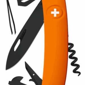 Scyzoryk SWIZA D03 Allblack, Orange 95 mm