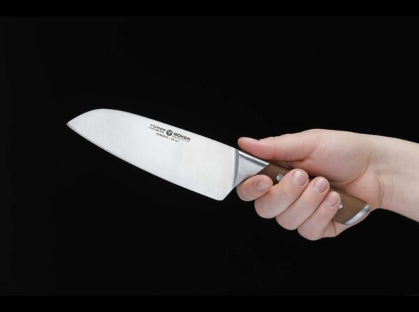 Nóż Santoku Böker Forge Wood 16 cm - obrazek 2