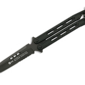 Nóż motylek K25 36215 Balisong Black Serr