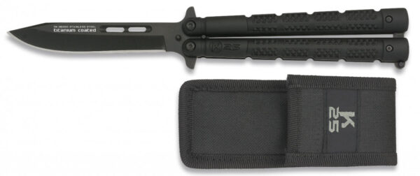 Nóż motylek K25 36250 Balisong Black - obrazek 2