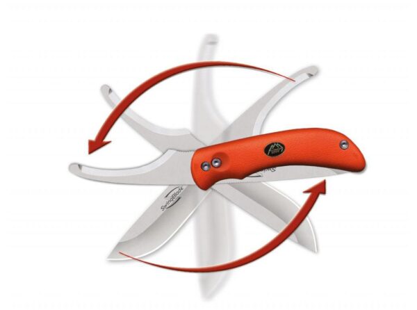 Nóż Outdoor Edge Harpoon SwingBlade Orange - obrazek 3