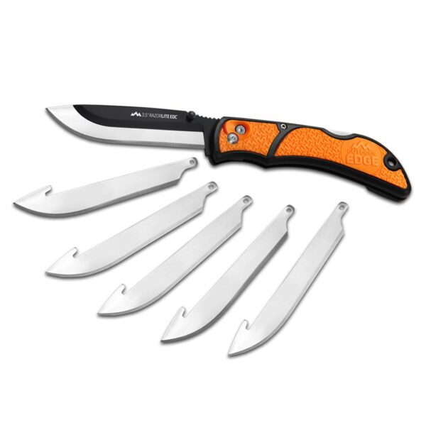 Nóż Outdoor Edge Razor Lite EDC Orange - obrazek 2