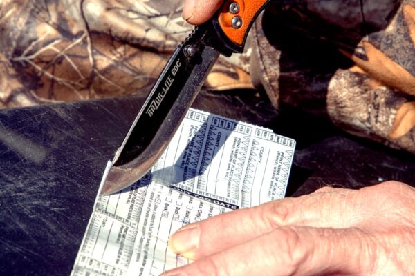 Nóż Outdoor Edge Razor Lite EDC Orange - obrazek 3