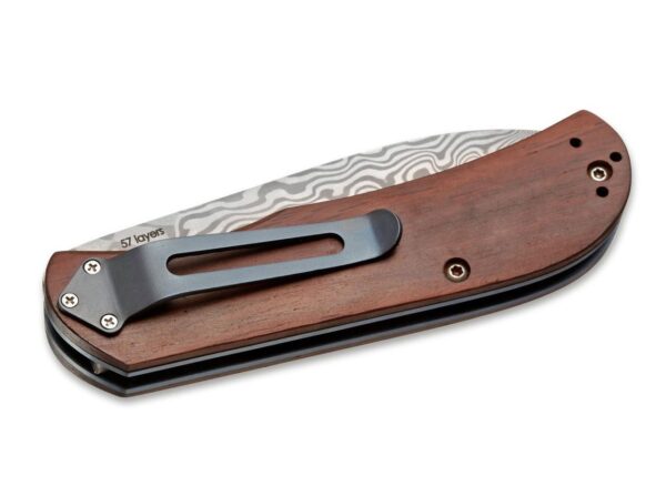 Nóż Böker Plus Exskelibur 2 Cocobolo Damascus - obrazek 2