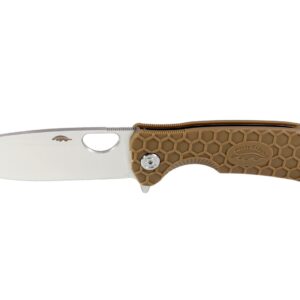Nóż Honey Badger Flipper D2 Large Tan