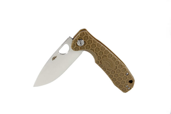 Nóż Honey Badger Flipper D2 Large Tan - obrazek 2