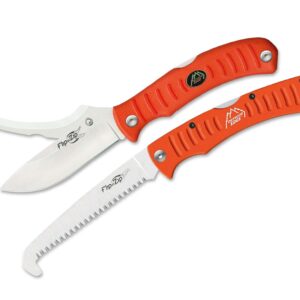 Nóż Outdoor Edge Flip n' Blaze + piła Combo Orange