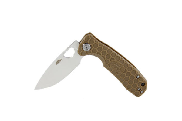 Nóż Honey Badger Flipper Medium Tan - obrazek 2