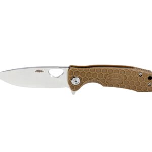 Nóż Honey Badger Flipper D2 Medium Tan