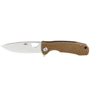 Nóż Honey Badger Flipper D2 Small Tan