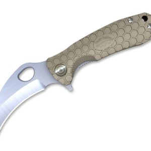 Nóż Honey Badger Claw D2 Medium Tan Plain