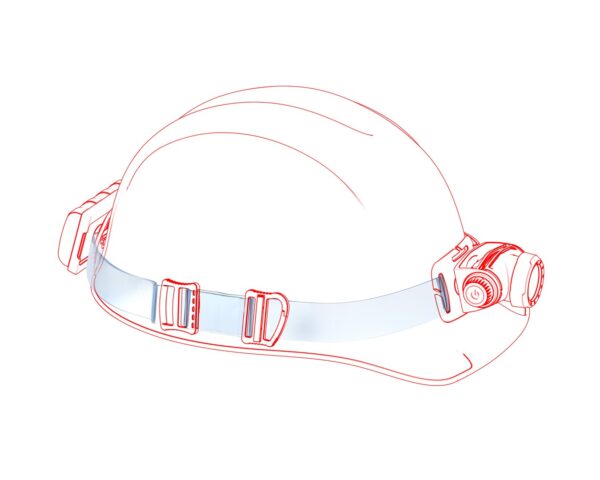 Opaska transparentna na głowę Ledlenser Typ A - obrazek 2
