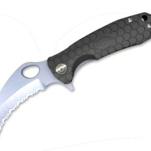 Nóż Honey Badger Claw Small Black Serrated