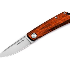 Nóż Real Steel Luna Damast G10 Sky Orange Boker EX