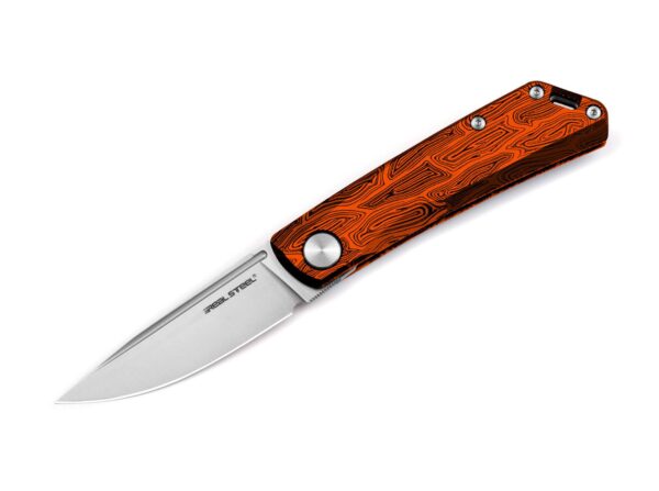 Nóż Real Steel Luna Damast G10 Sky Orange Boker EX