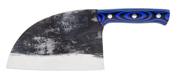 Nóż kuchenny Serb Samura Mad Bull 18 cm, niebieski - obrazek 2