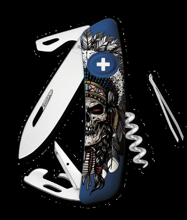 Scyzoryk SWIZA D03 Indian Skull Lee Va 95 mm