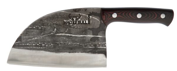 Nóż kuchenny Serb Samura Mad Bull 18 cm, czerwony - obrazek 2