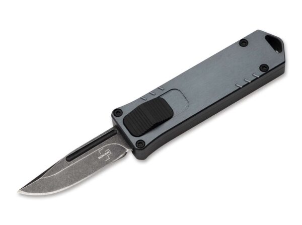 Nóż Böker Plus USA USB OTF Gray & Green