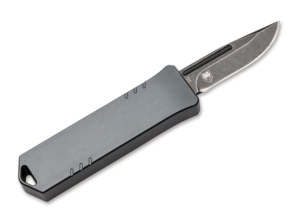 Nóż Böker Plus USA USB OTF Gray & Green - obrazek 2