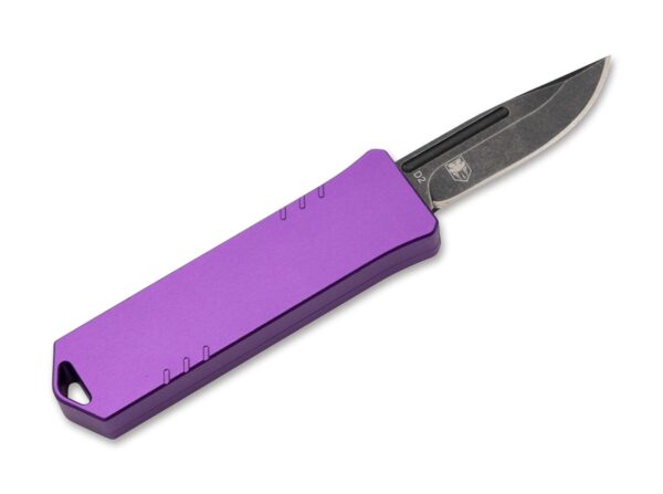Nóż Böker Plus USA USB OTF Purple - obrazek 2