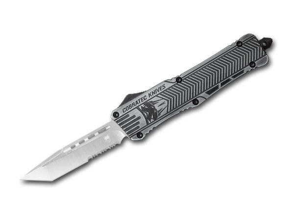Nóż CobraTec Large CTK-1 Stonewash Tanto Serr