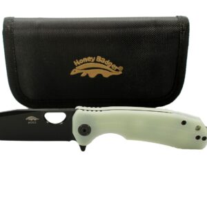 Nóż Honey Badger Tanto Medium Black DLC Jade