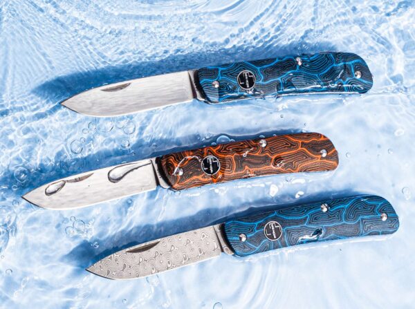 Nóż Böker Plus Tech Tool Blue Damast - obrazek 2