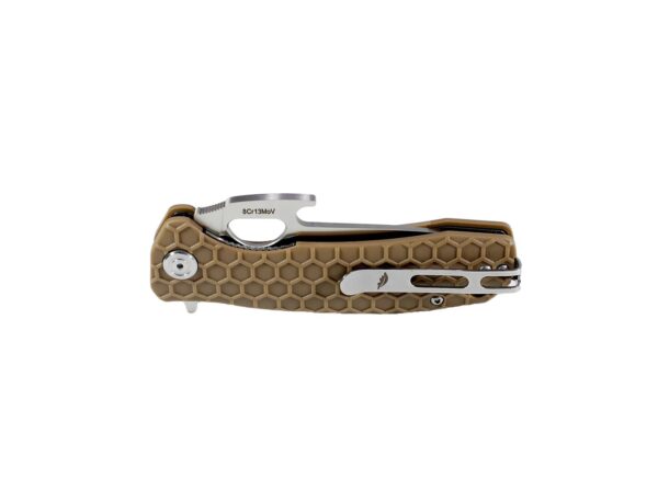 Nóż Honey Badger Opener Medium Tan 8Cr13MoV DP - obrazek 3