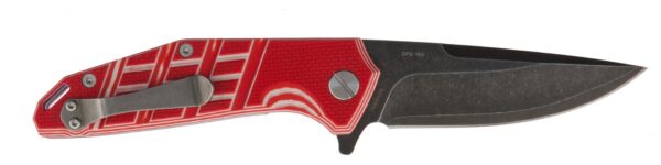 Nóż Womsi Falke Red-White G10 S90V - obrazek 3