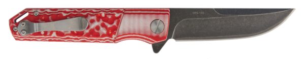 Nóż Womsi Wasp Red-White G10 S90V - obrazek 3
