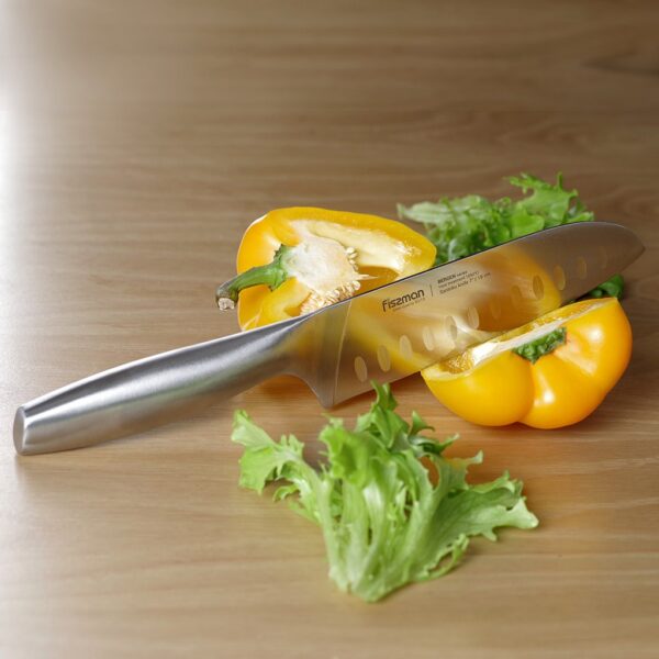 Nóż Santoku Kulle 18 cm Fissman Bergen 12437 - obrazek 2
