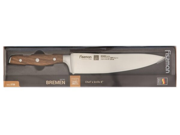 Nóż Szefa Kuchni 20 cm Fissman Bremen 2720 - obrazek 2