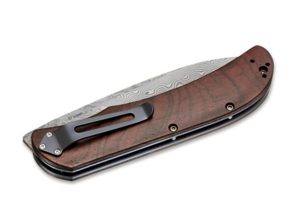 Nóż Böker Plus Exskelibur 1 Cocobolo Damascus - obrazek 2
