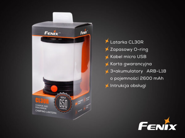 Lampa kempingowa Fenix CL30R - obrazek 10