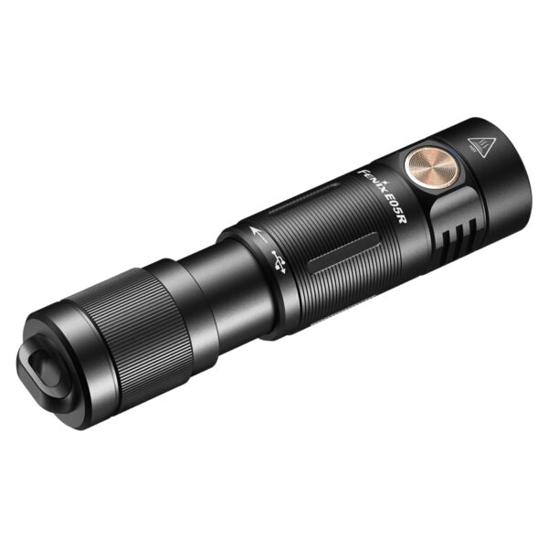 Latarka LED Fenix E05R czarna - obrazek 4