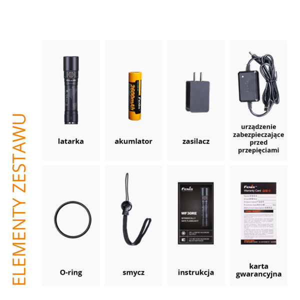 Latarka LED Fenix WF30RE - obrazek 6