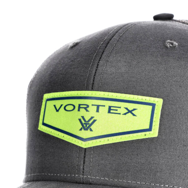 Czapka z daszkiem unisex Vortex Strong Point szara - obrazek 2