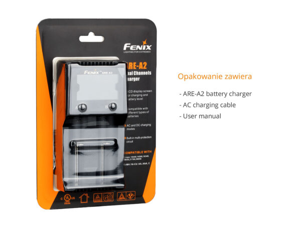 Ładowarka sieciowa Fenix ARE-A2 - obrazek 2