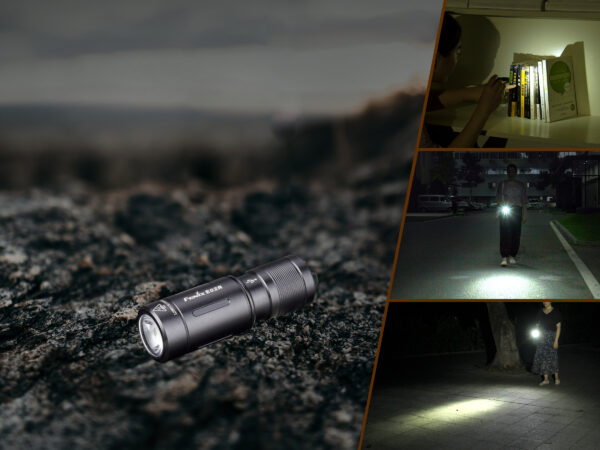 Latarka LED Fenix E02R czarna - obrazek 10