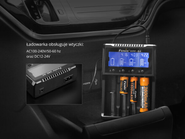 Ładowarka sieciowa Fenix ARE-A4 - obrazek 4