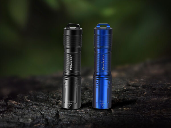 Latarka LED Fenix E01 V2.0 czarna - obrazek 2