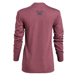 Koszulka damska Vortex Camo Core Logo LS burgundowa
