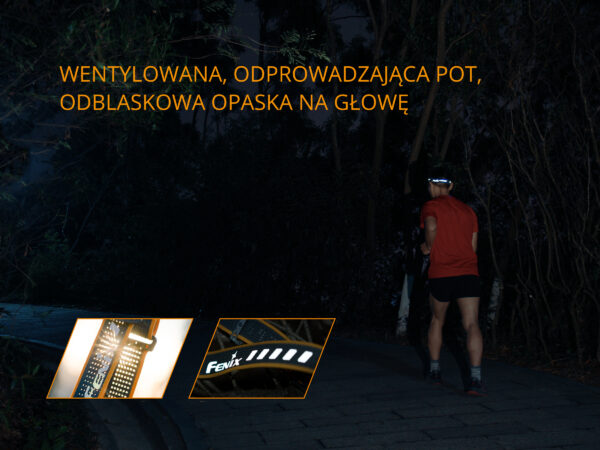 Latarka diodowa Fenix HL18R - czołówka czarna - obrazek 13