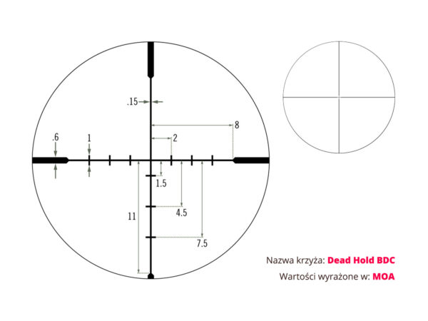 Luneta celownicza Vortex Diamondback 4-12x40 1'' BDC - obrazek 6