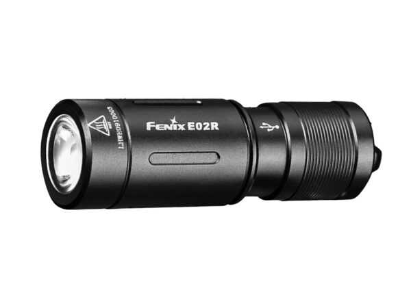 Latarka LED Fenix E02R czarna