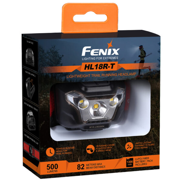 Latarka czołowa Fenix HL18R-T czarna - obrazek 5