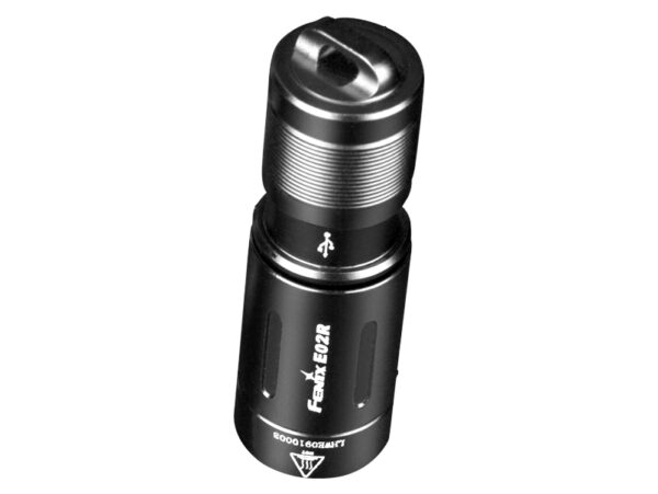 Latarka LED Fenix E02R czarna - obrazek 4